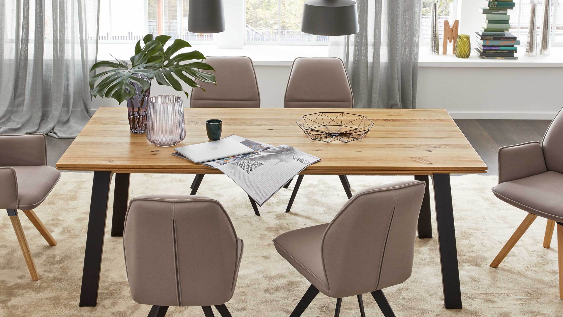 Interliving Esszimmer Serie 5102 Auszugtisch V513