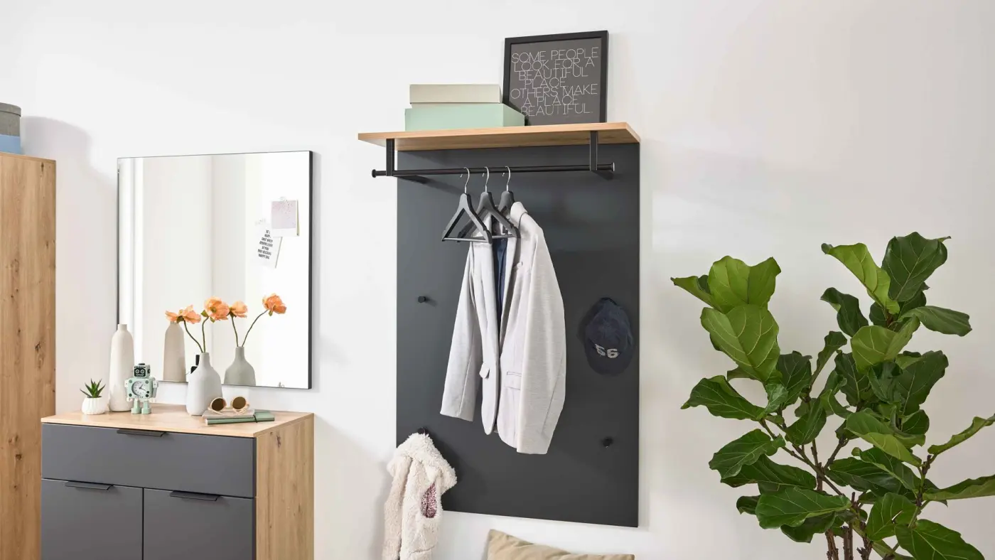 Interliving Garderobe Serie 6012 - Wandgarderobe I Interliving Garderobe Serie 6012 - Wandgarderobe I