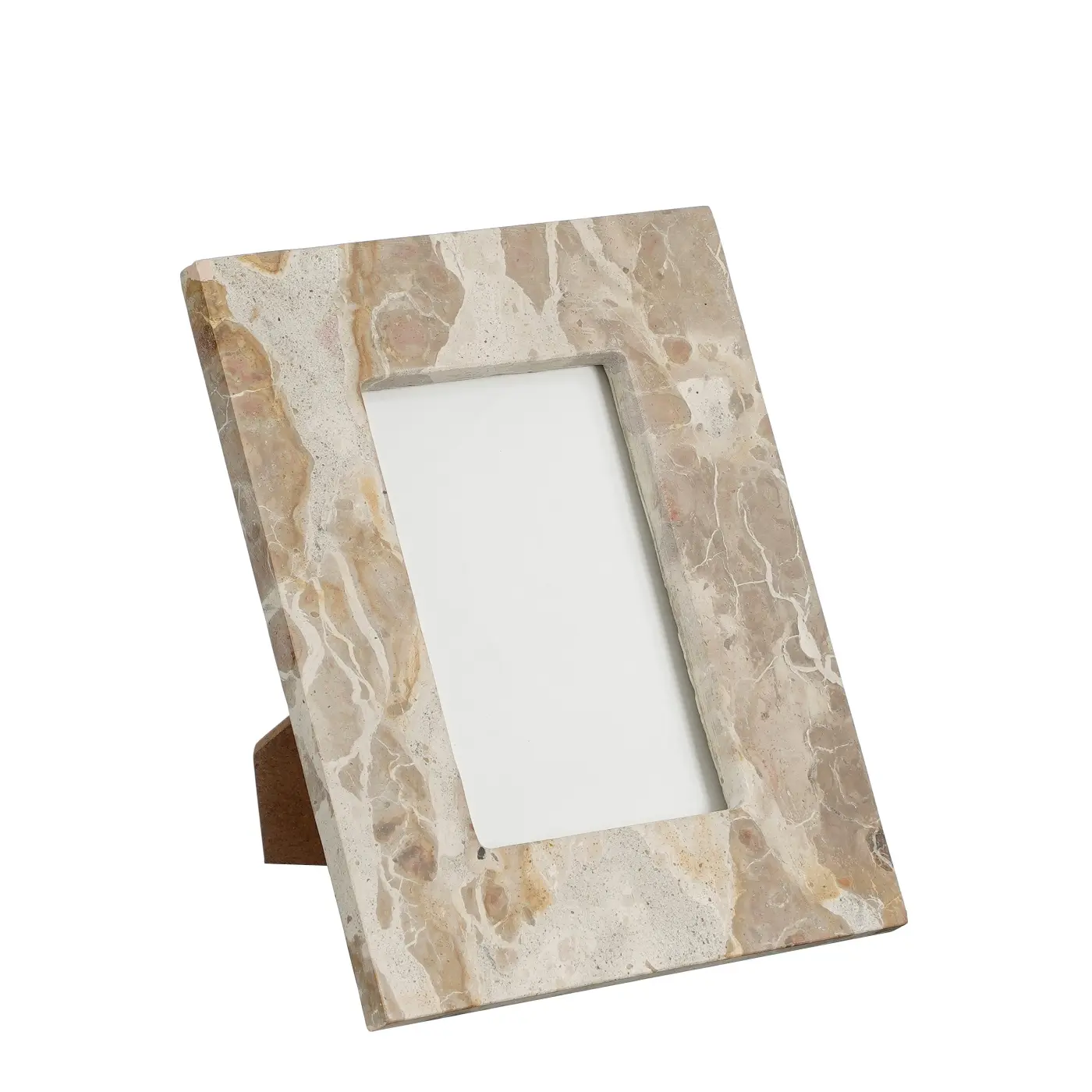 Bilderrahmen Finnos beige marmorierter Marmor