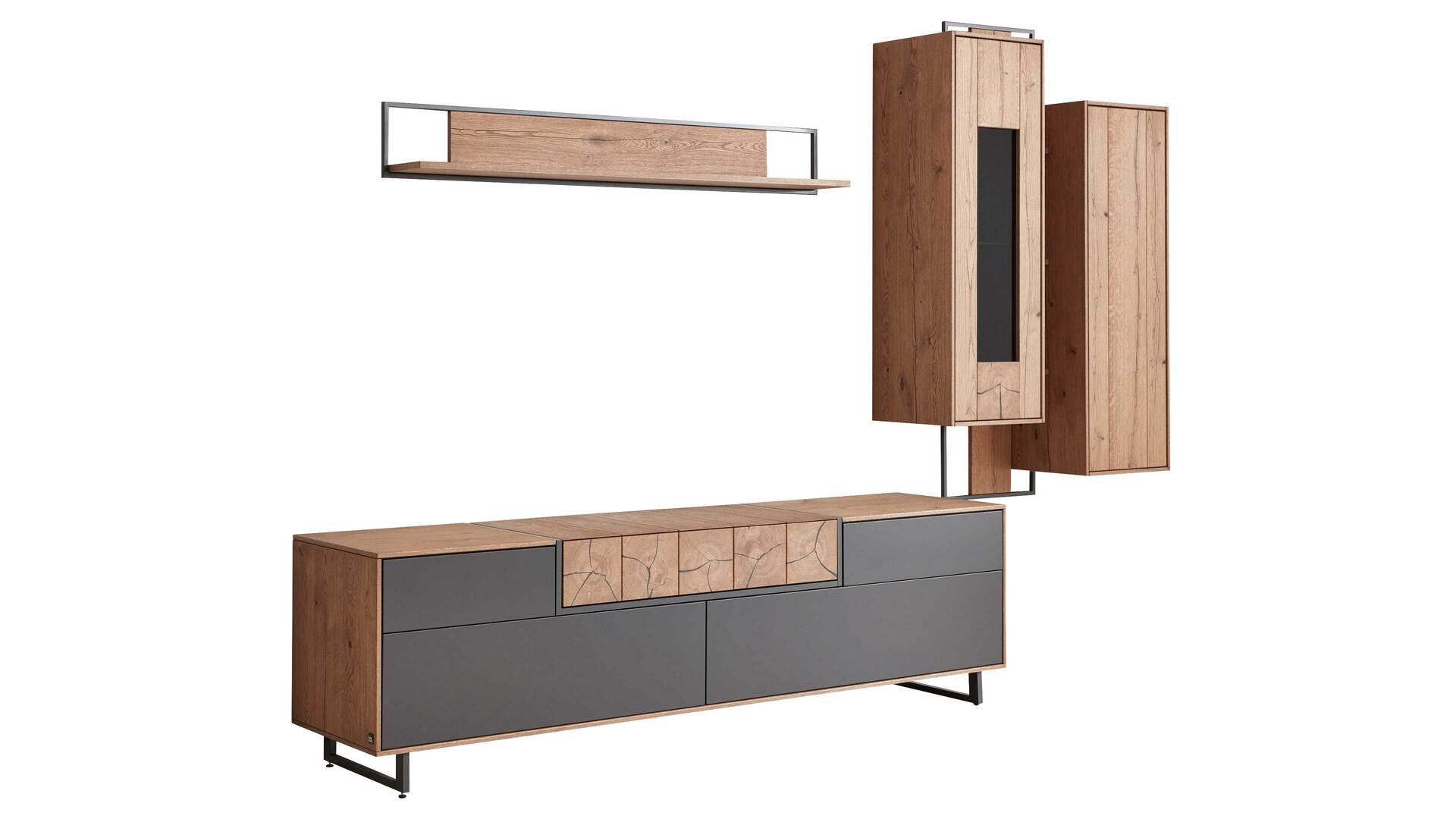 Interliving Wohnzimmer Serie 2106 – Wohnwand 620001 Interliving Wohnzimmer Serie 2106 – Wohnwand 620001