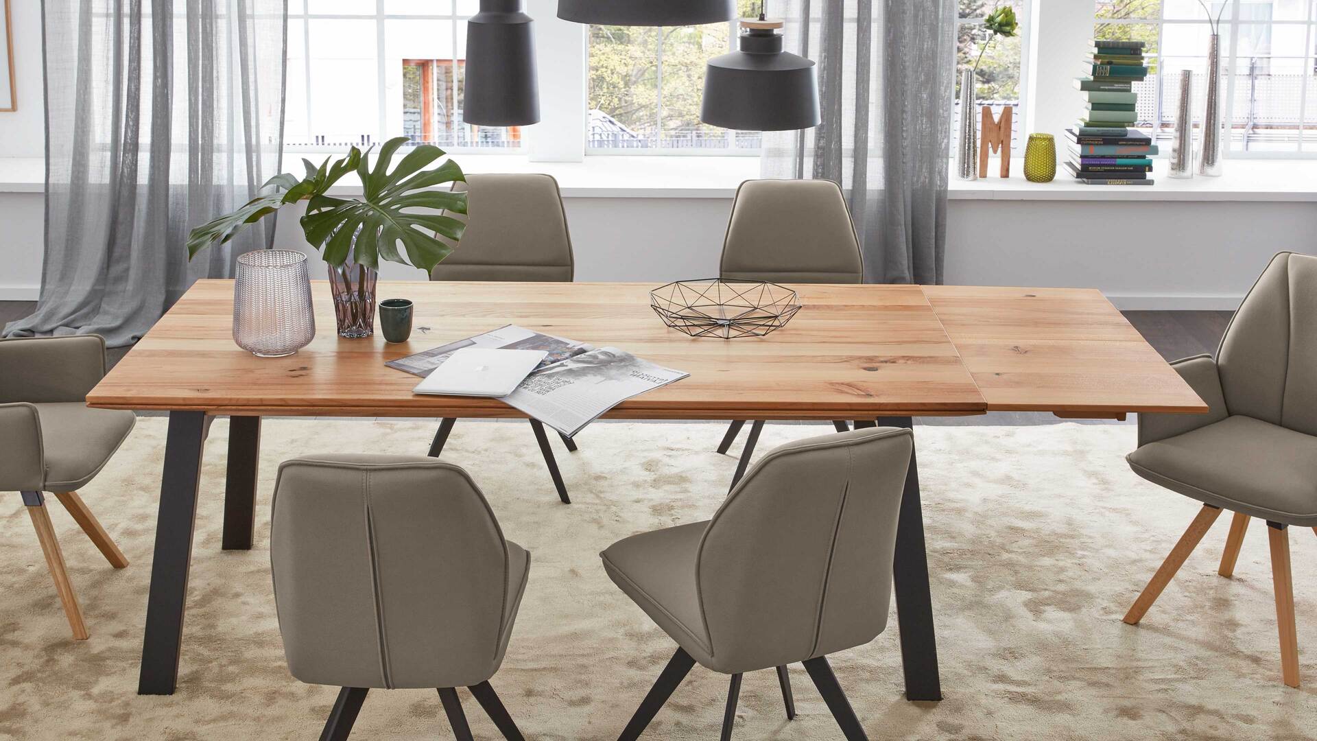 Interliving Esszimmer Serie 5102 Auszugtisch V513