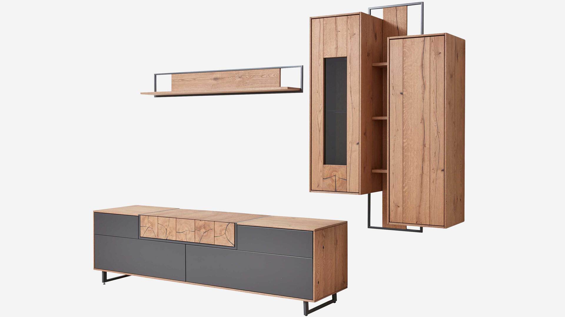 Interliving Wohnzimmer Serie 2106 – Wohnwand 620001 Interliving Wohnzimmer Serie 2106 – Wohnwand 620001