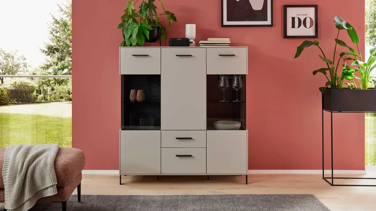 Interliving Wohnzimmer Serie 2030 PLUS - Highboard