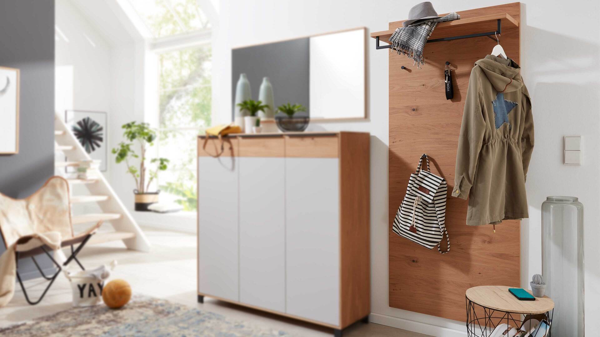 Interliving Garderoben Serie 6005 Wandgarderobe 824