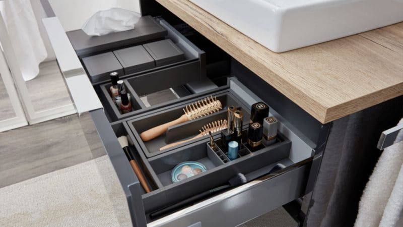 Interliving Badezimmer-Schublade mit Orga-System 