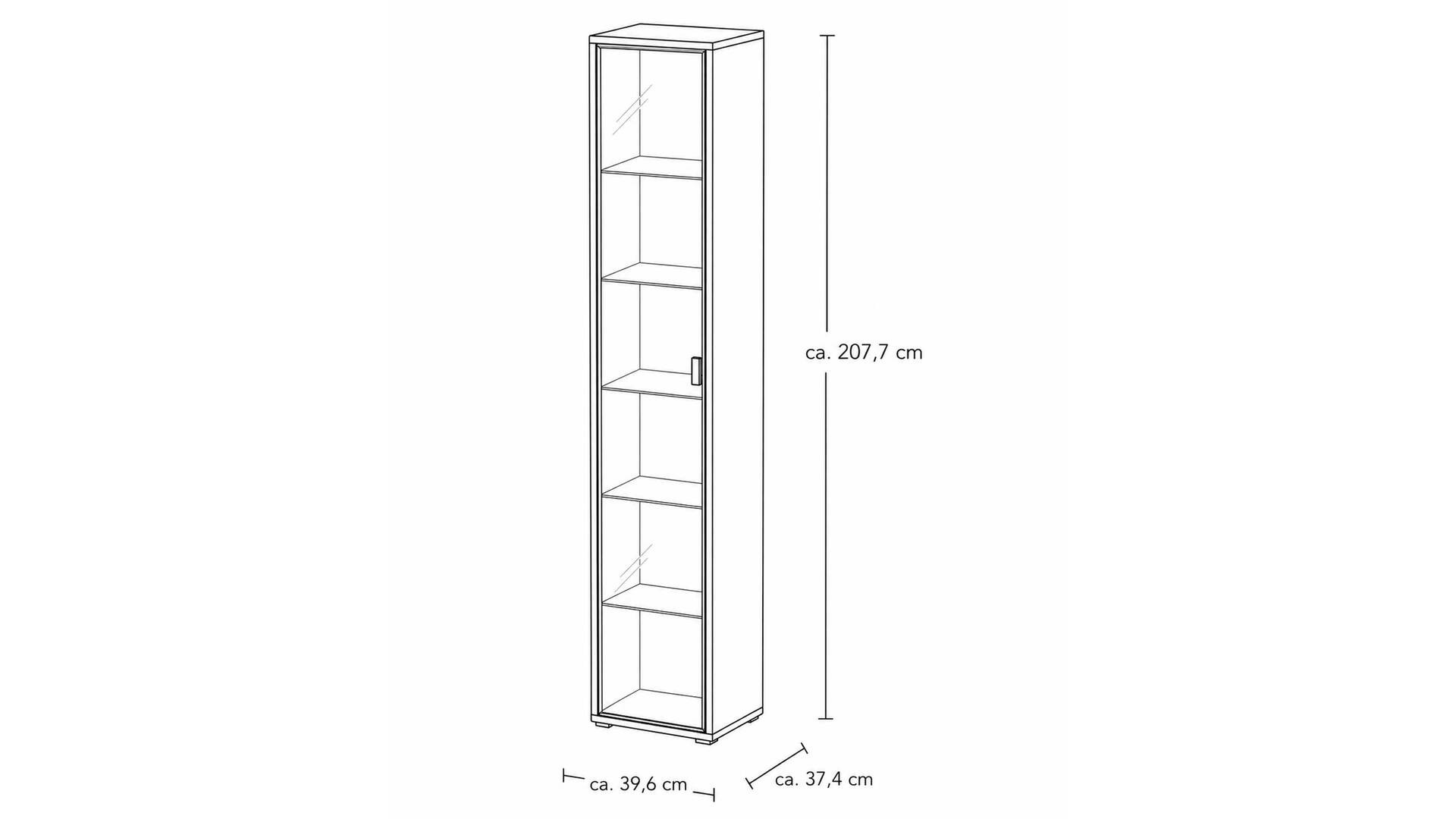 Interliving Wohnzimmer Serie 2024 - Vitrine