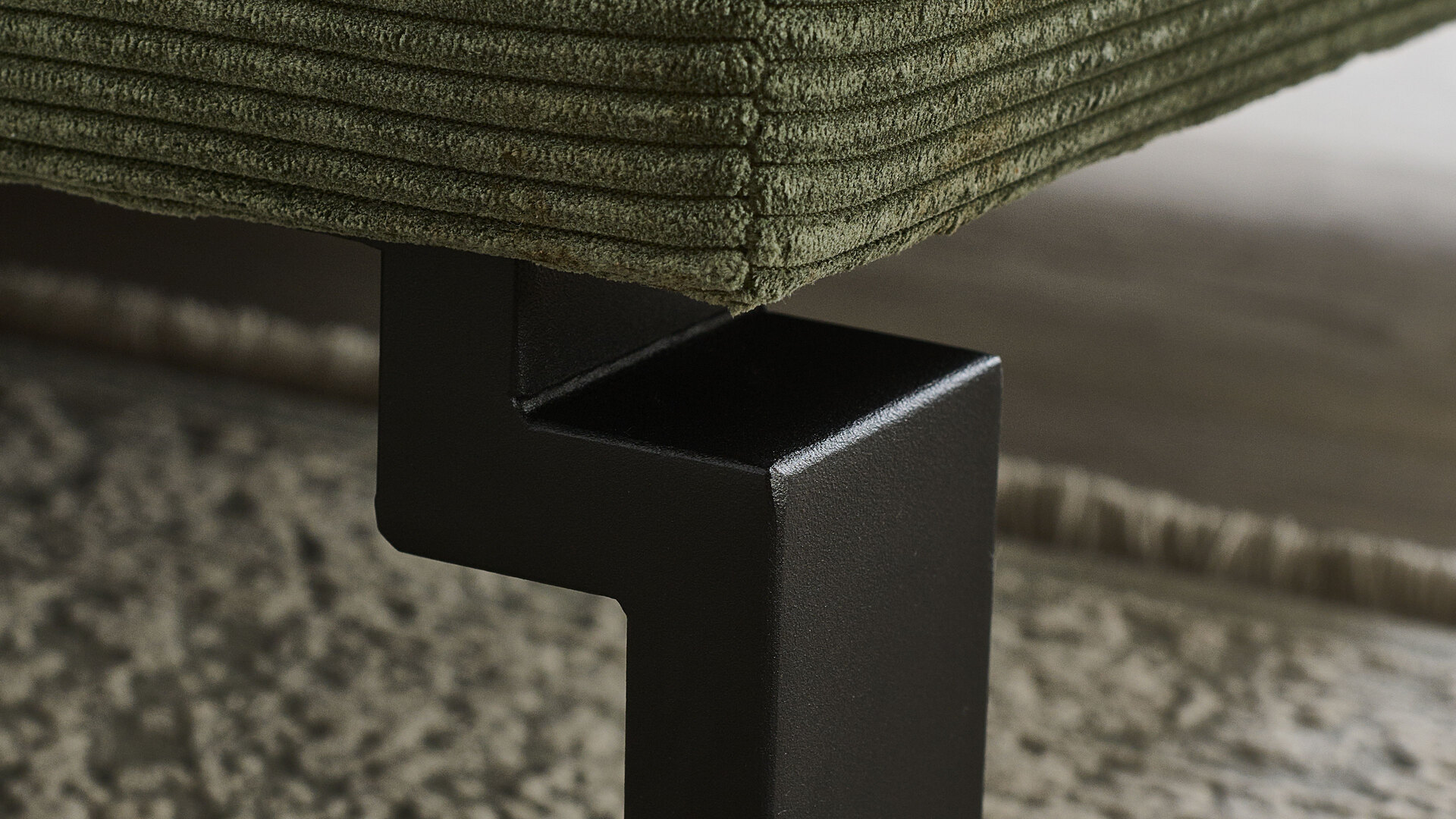 Ecksofa mit Federkern