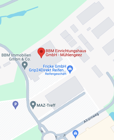 Kartenansicht Standort BBM Mühlengeez