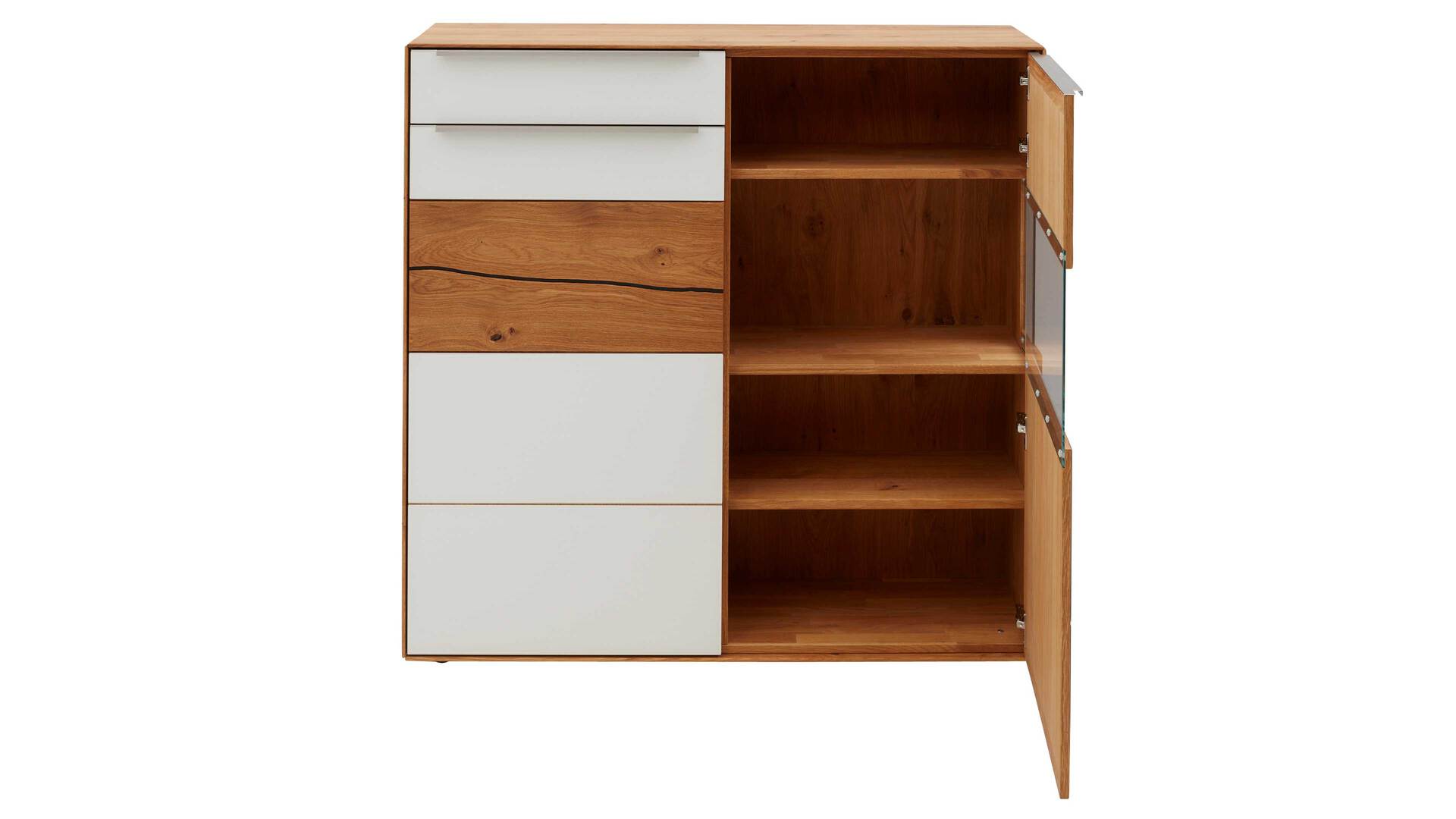 Interliving Wohnzimmer Serie 2020 - Highboard 151124 Interliving Wohnzimmer Serie 2020 - Highboard 151124