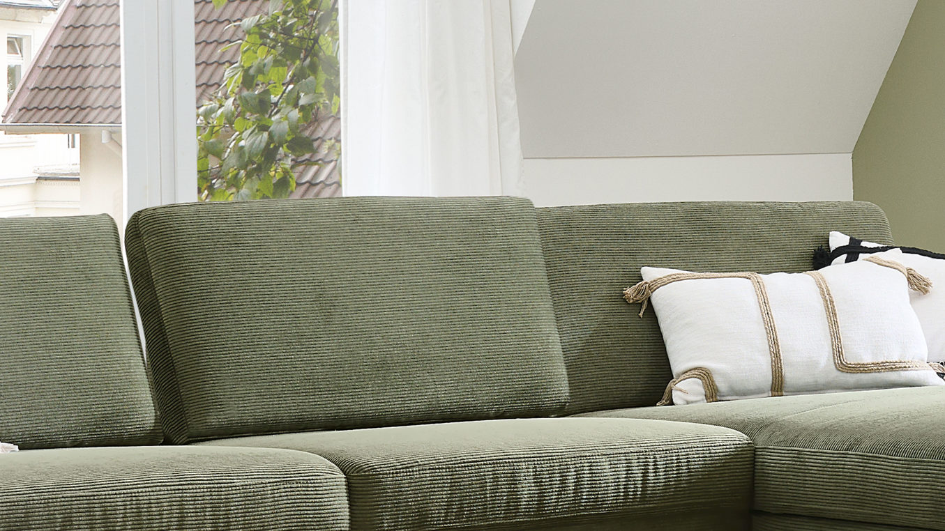 Ecksofa mit Federkern