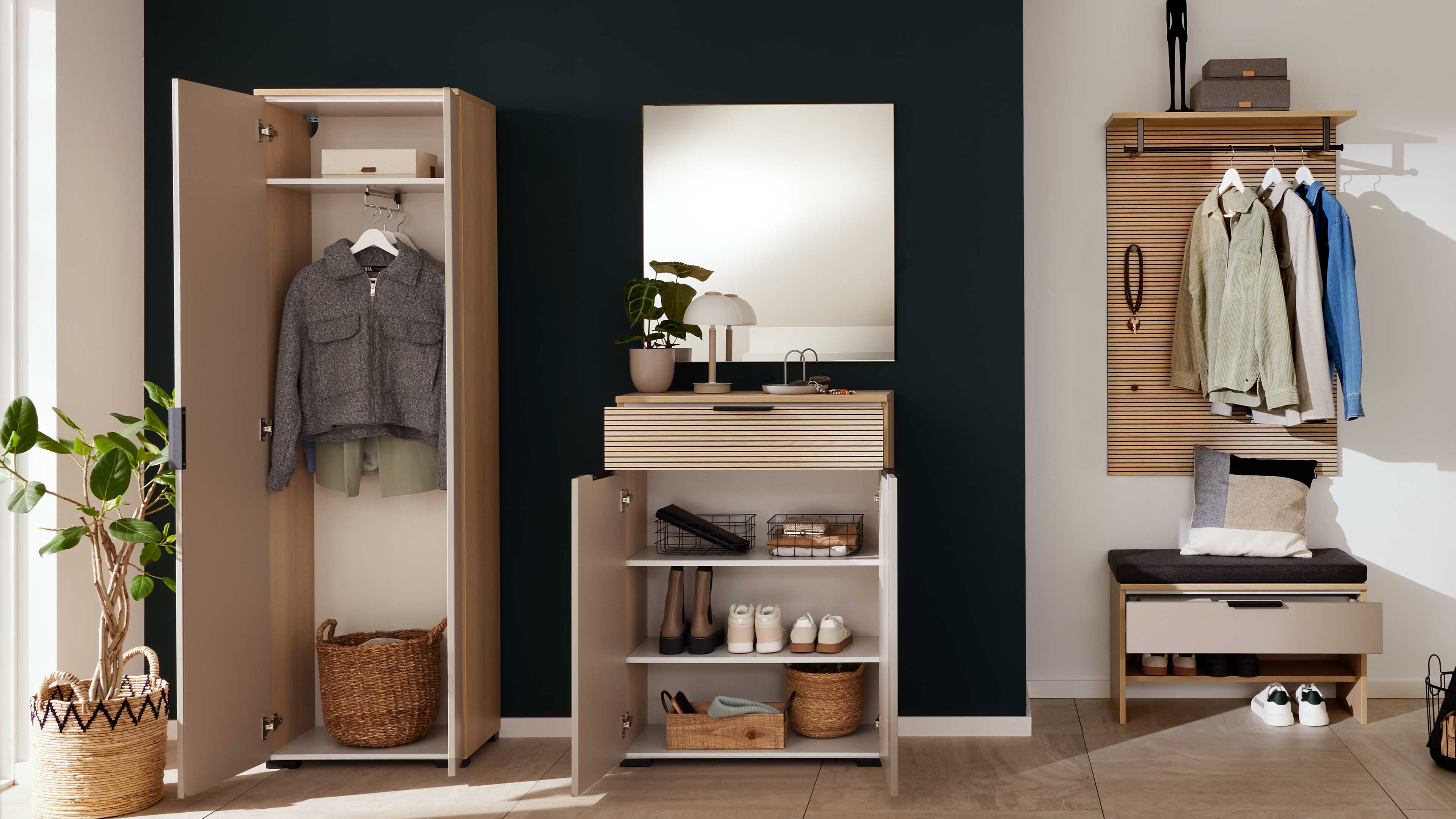 Garderoben-Kombination Interliving Serie 6015