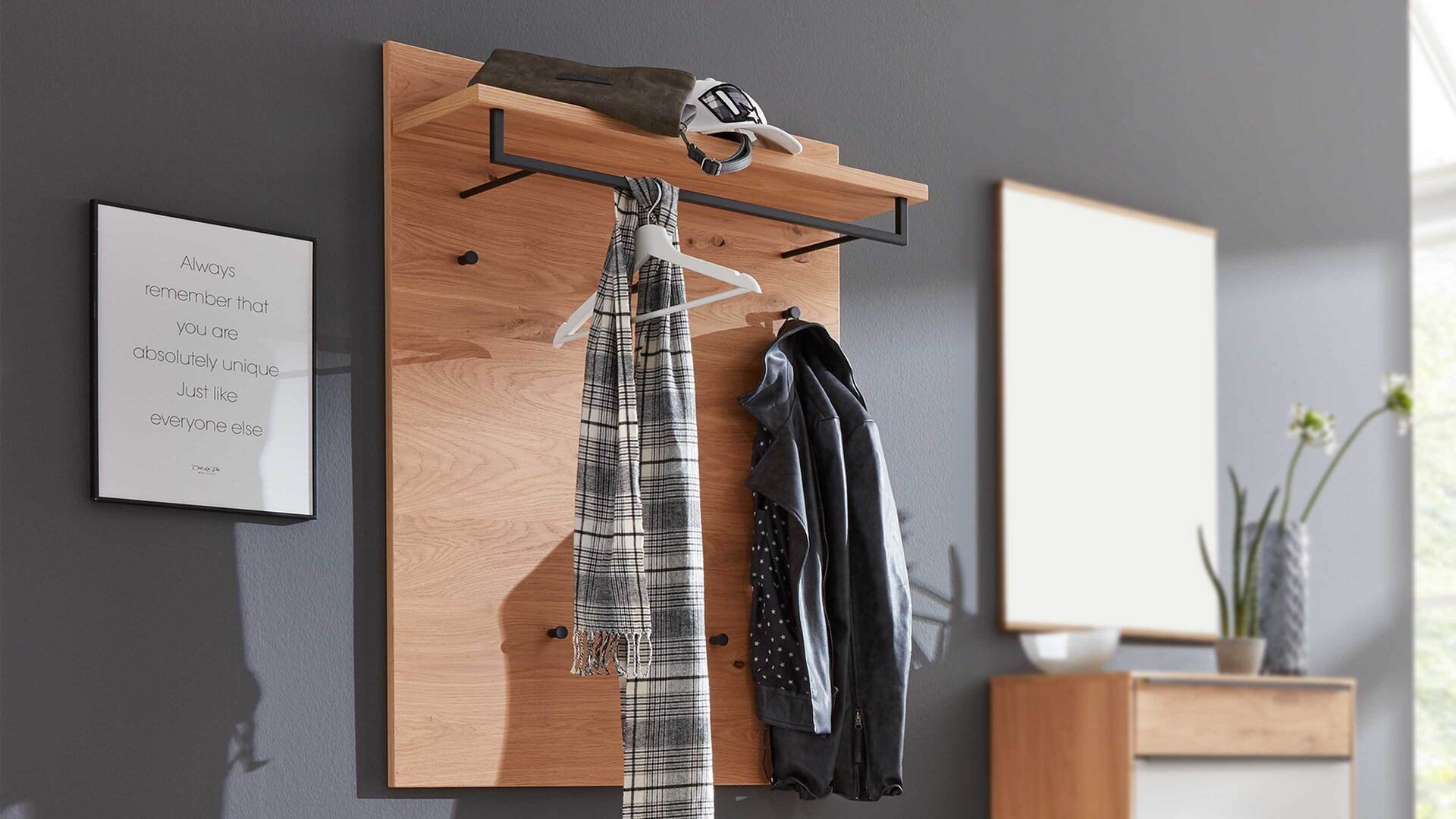Interliving Garderoben Serie 6005 Wandgarderobe 821
