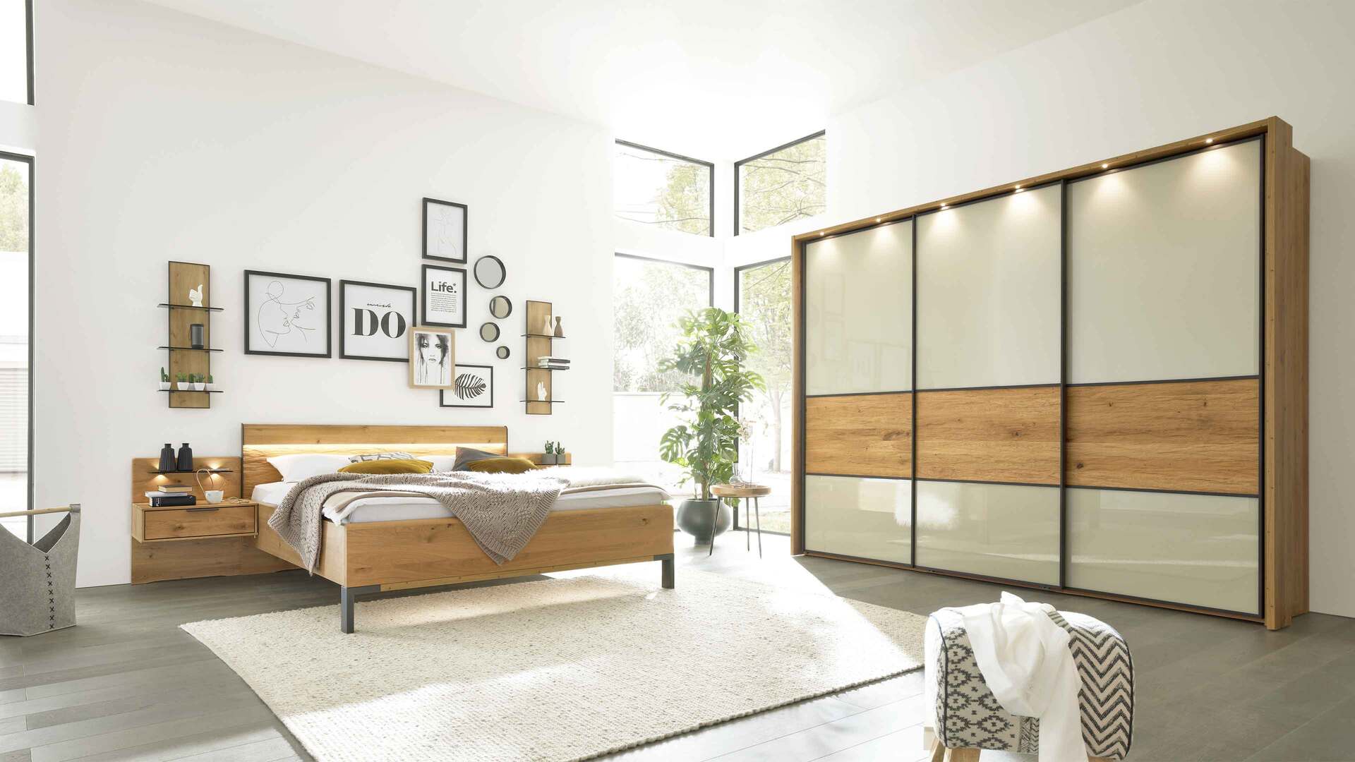 Interliving Schlafzimmer Serie 1027 Komplettzimmer 001