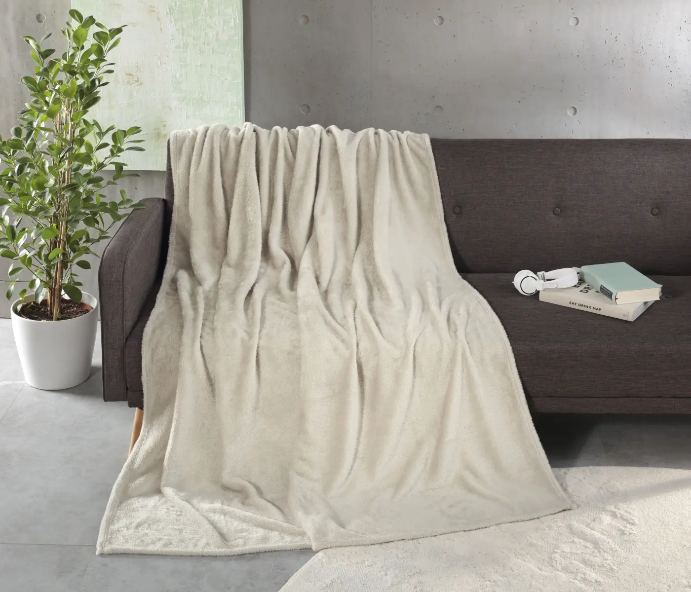 Kuscheldecke "Momente" – Gemütlichkeit in stilvoll