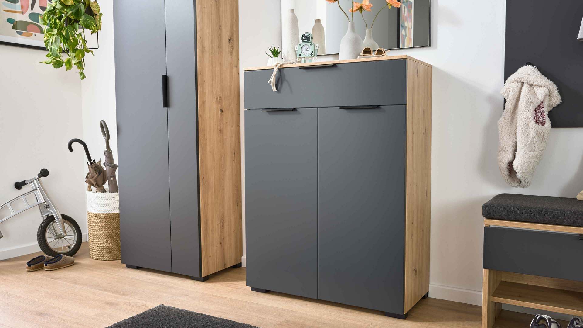 Interliving Garderobe Serie 6012 - Kombikommode INL-300 Interliving Garderobe Serie 6012 - Kombikommode INL-300
