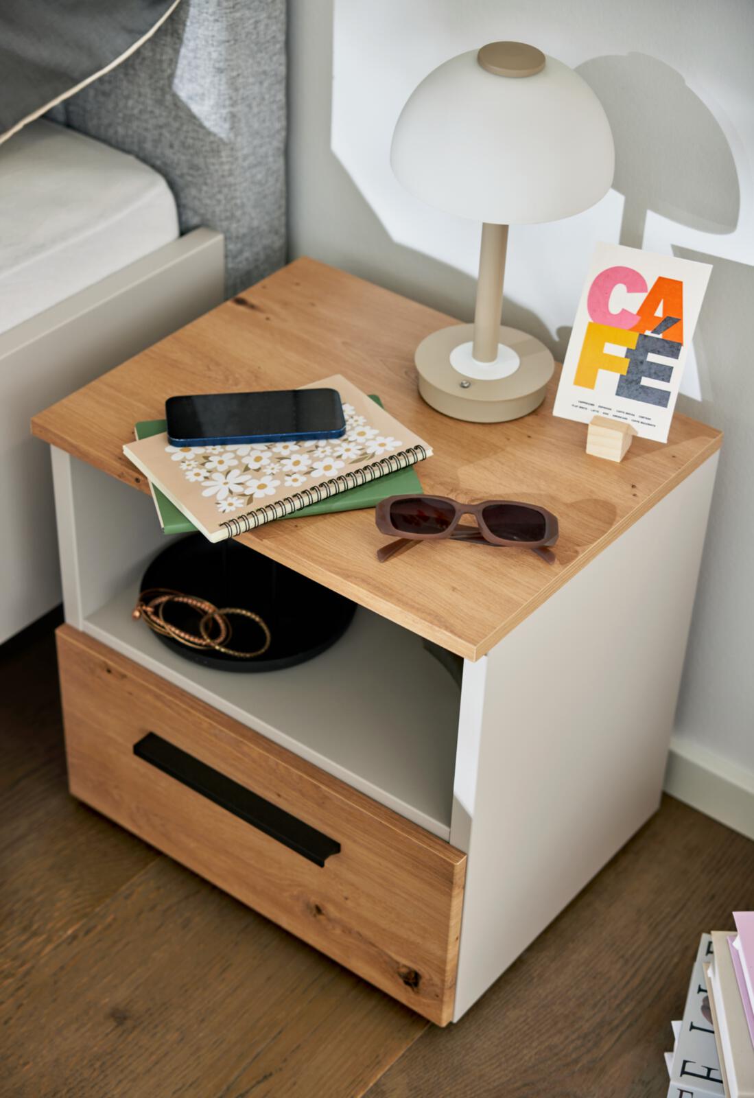 Nachtschrank - Interliving Serie 1702