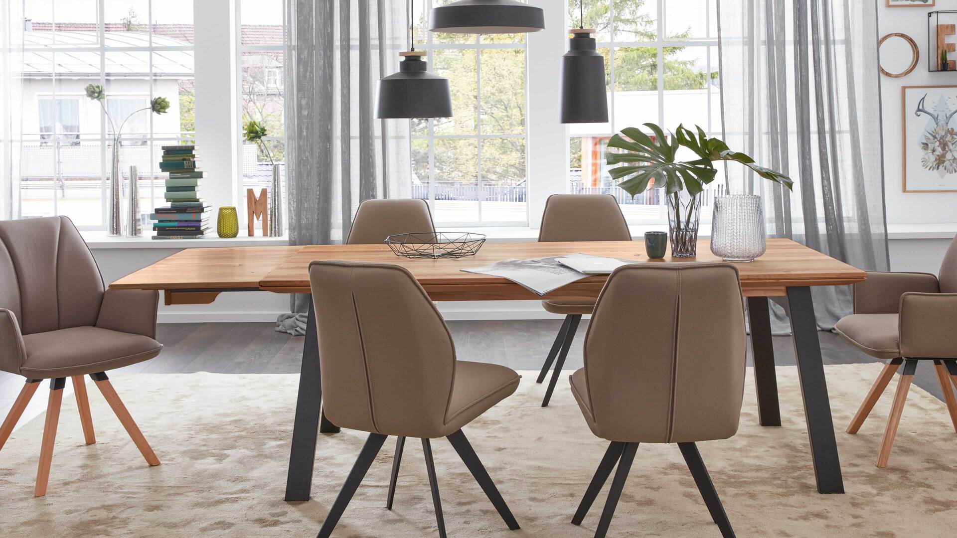 Interliving Esszimmer Serie 5102 Auszugtisch V513