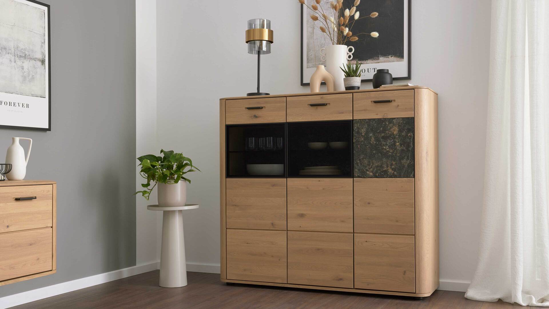 Interliving Wohnzimmer Serie 2029 - Highboard Interliving Wohnzimmer Serie 2029 - Highboard