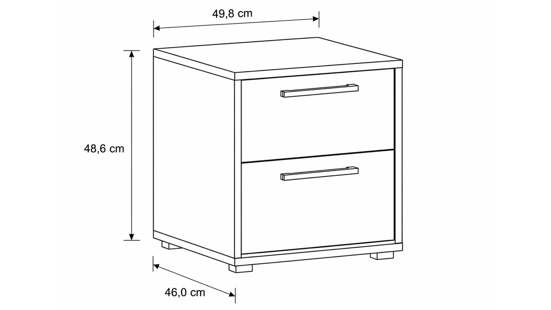 Interliving Schlafzimmer Serie 1023 – Nachtkommode