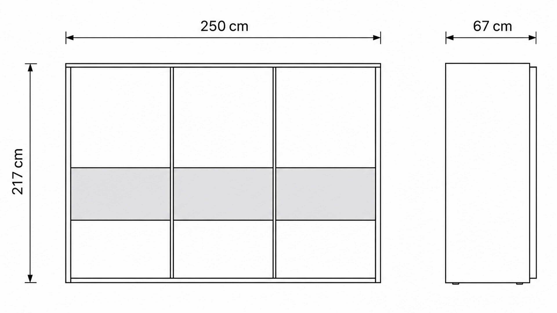 Interliving Schlafzimmer Serie 1027 – Schwebetürenschrank
