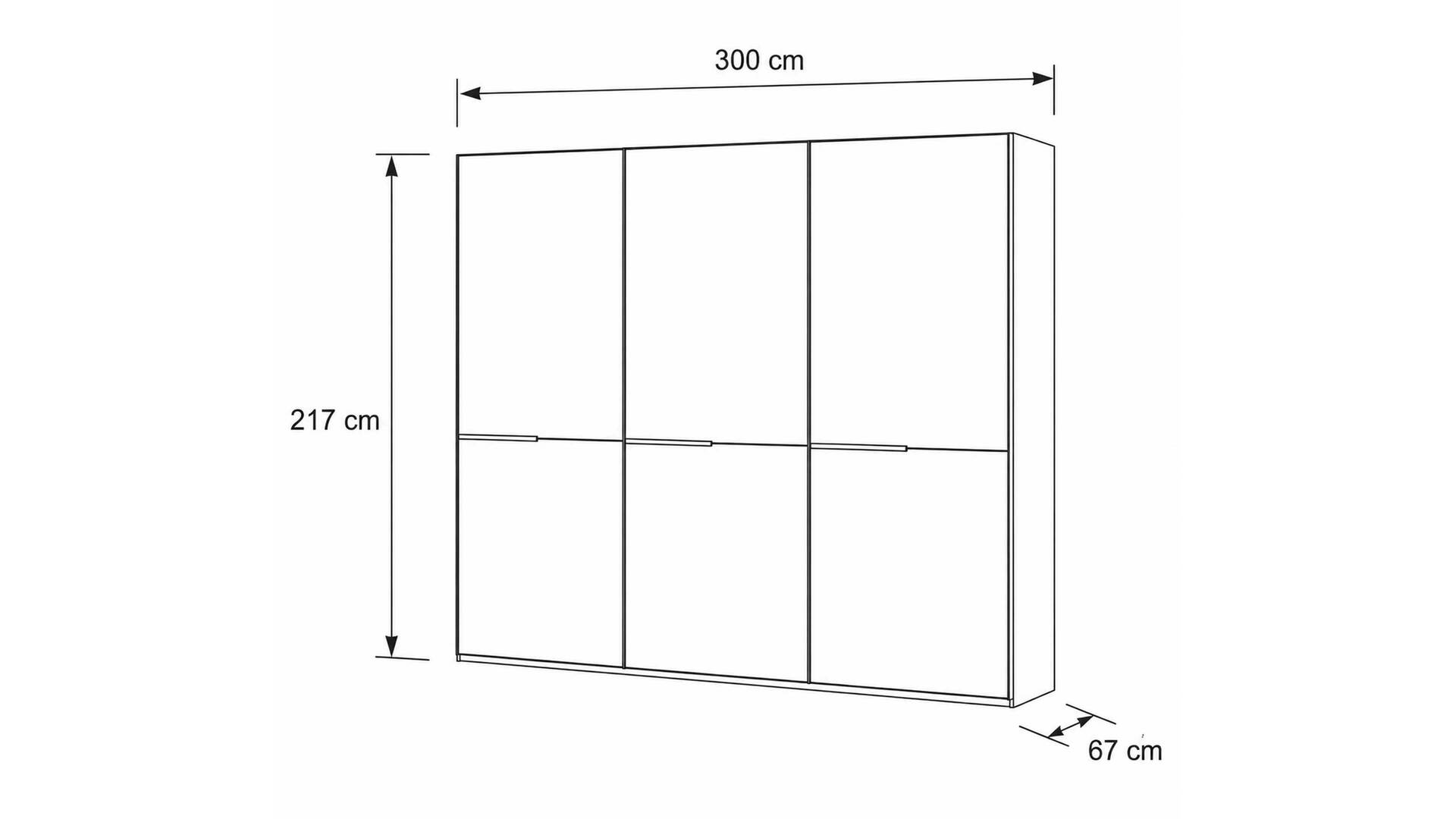 Interliving Kleiderschrank Serie 1205 – Schwebetürenschrank