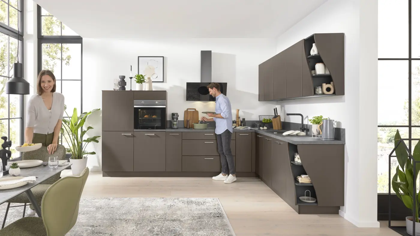 Interliving Küche Serie 3064 mit privileg-Einbaugeräte