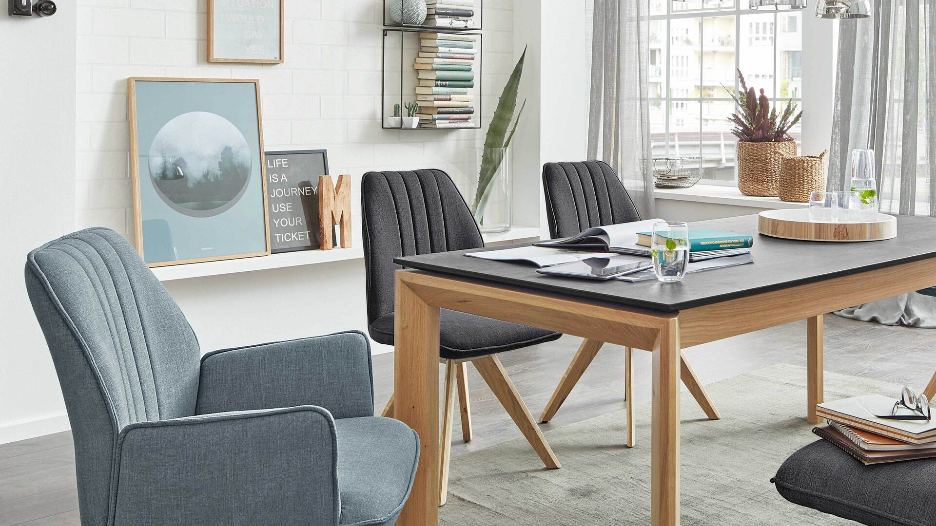 Interliving Esszimmer Serie 5102 – Polsterstuhl U111 mit DRehfunktion Interliving Esszimmer Serie 5102 – Polsterstuhl U111 mit DRehfunktion