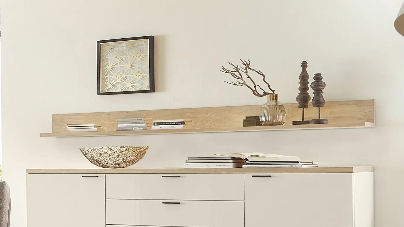 Wandboard Asteiche furniert