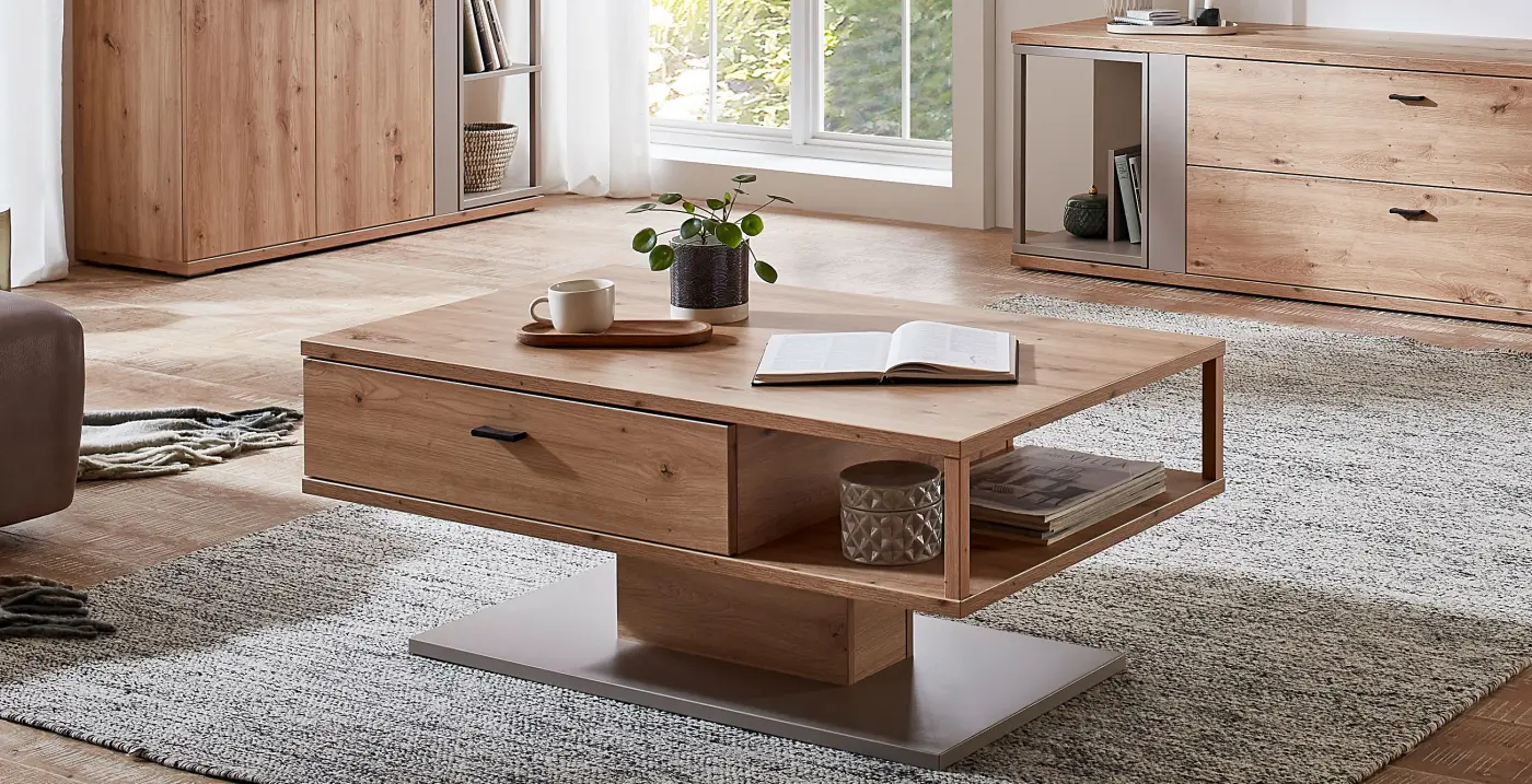 Couchtisch in Eiche Nachbildung