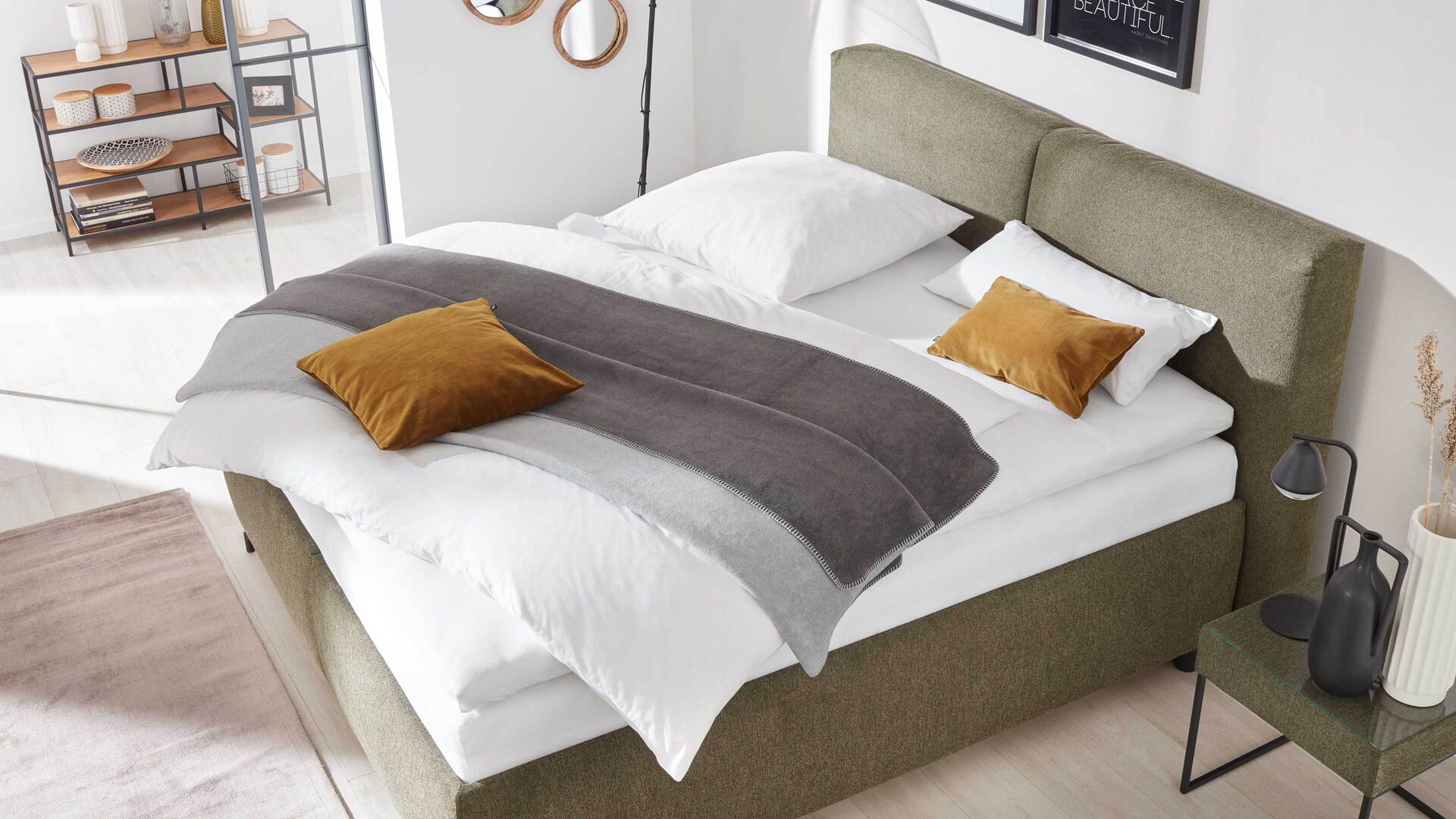 Interliving Bettsystem Serie 1414 - Polsterbett Variante 4