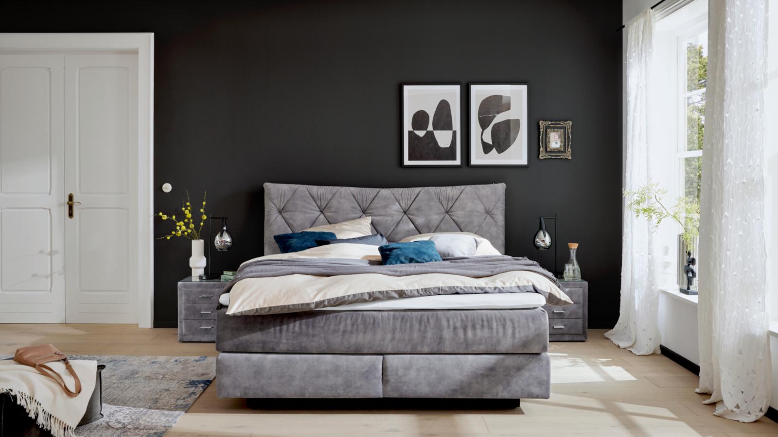 Interliving Boxspringbett Serie 1420 - ohne Bettkasten