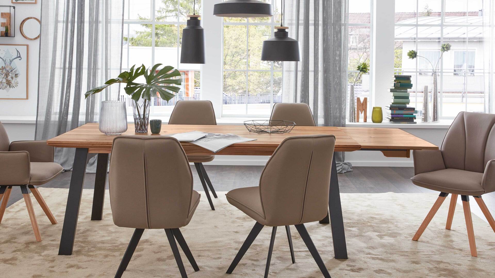 Interliving Esszimmer Serie 5102 Auszugtisch V513