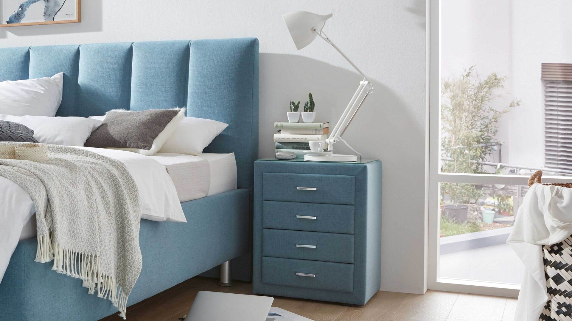 Interliving Polsterbett Serie 1411 Nachtkommode 43