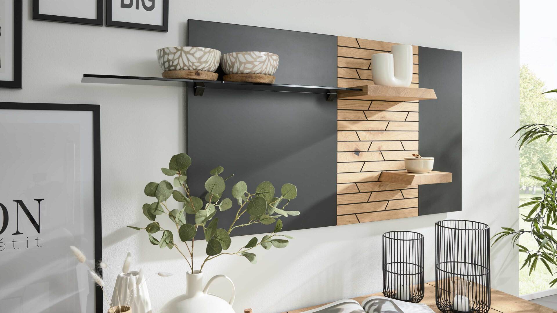 Interliving Wohnzimmer Serie 2108 - Wandregal 780902-2 Interliving Wohnzimmer Serie 2108 - Wandregal 780902-2
