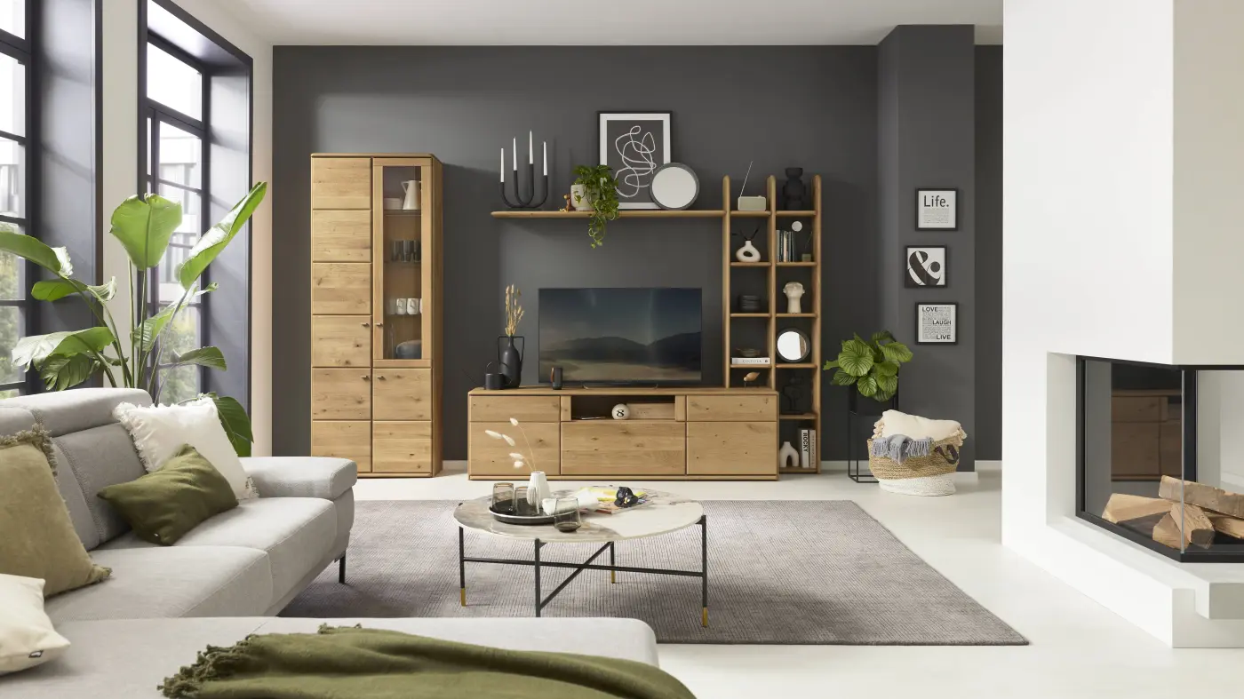 Interliving Wohnzimmer Serie 2028 - Wohnwand