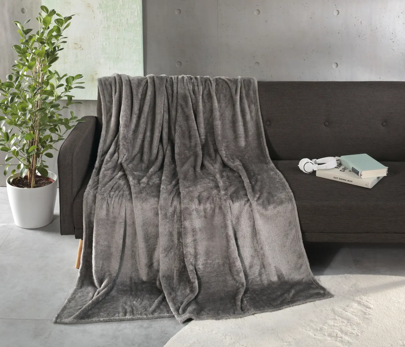 Kuscheldecke "Momente" – Gemütlichkeit in stilvoll