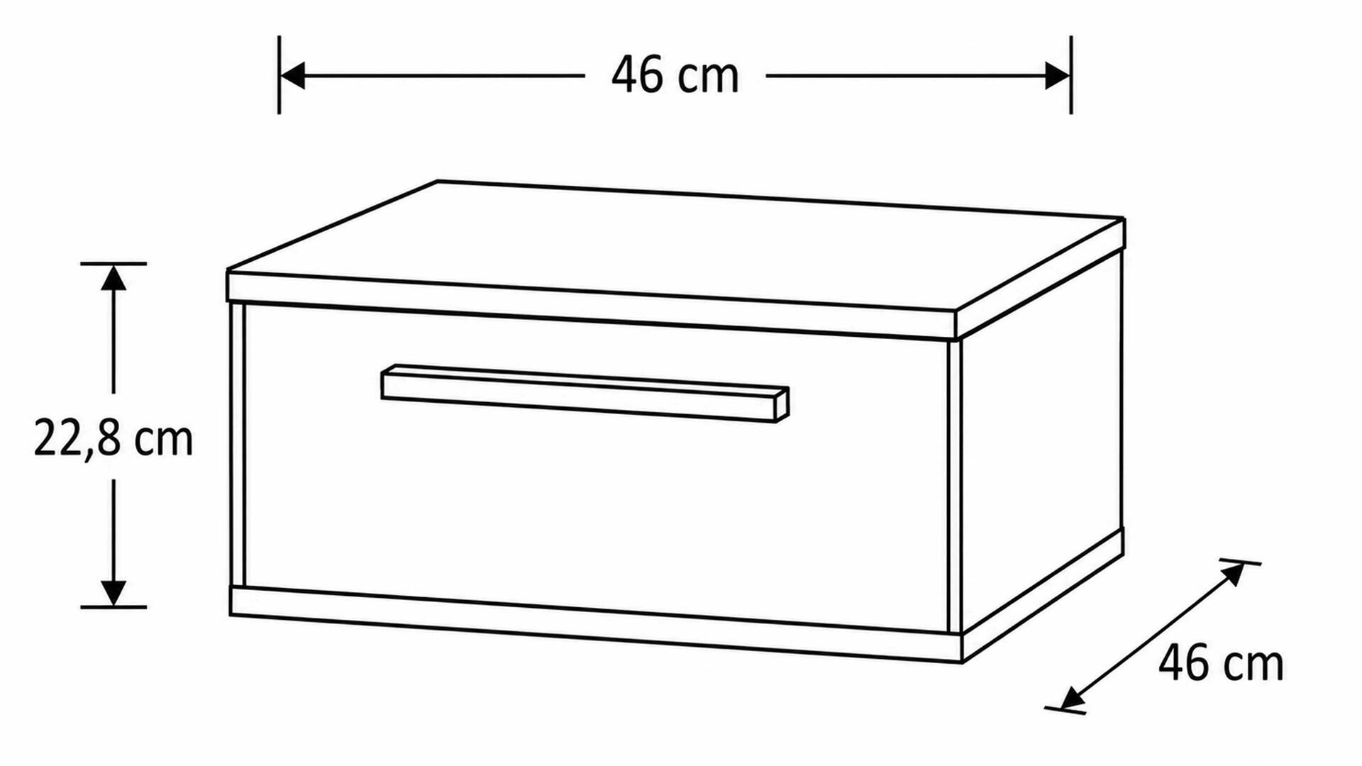 Interliving Schlafzimmer Serie 1024 – Nachtkonsole