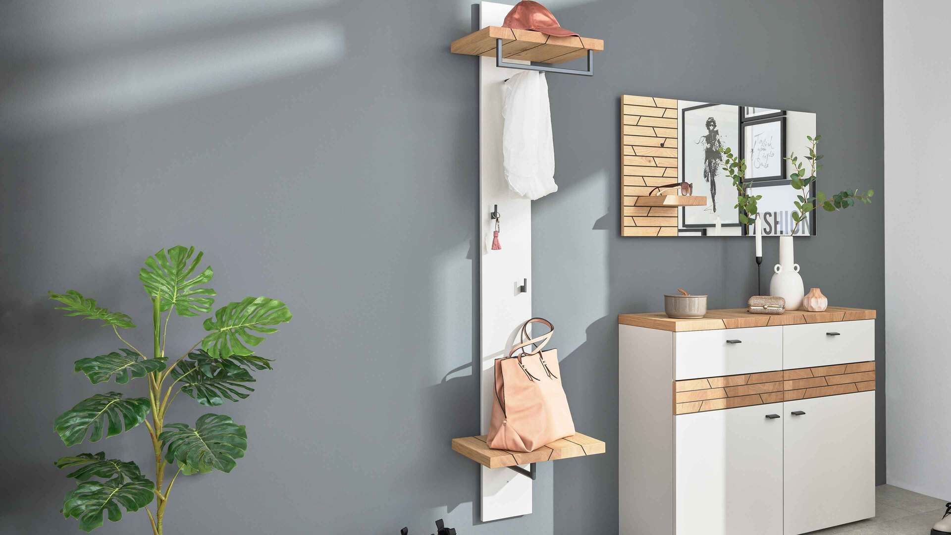 Interliving Garderoben Serie 6011 Wandgarderobe 781904-1 Interliving Garderoben Serie 6011 Wandgarderobe 781904-1