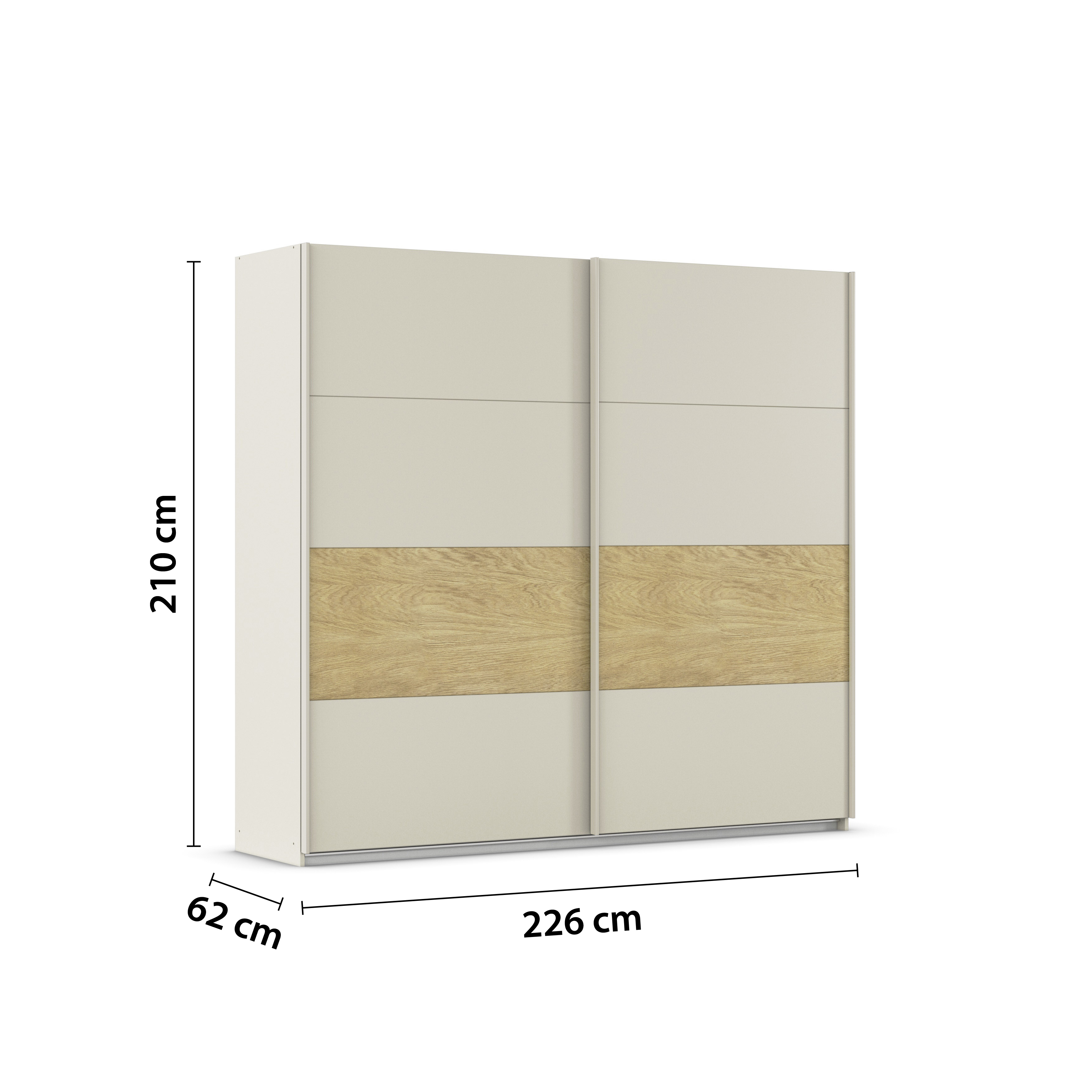 Schwebetürenschrank 2-türig