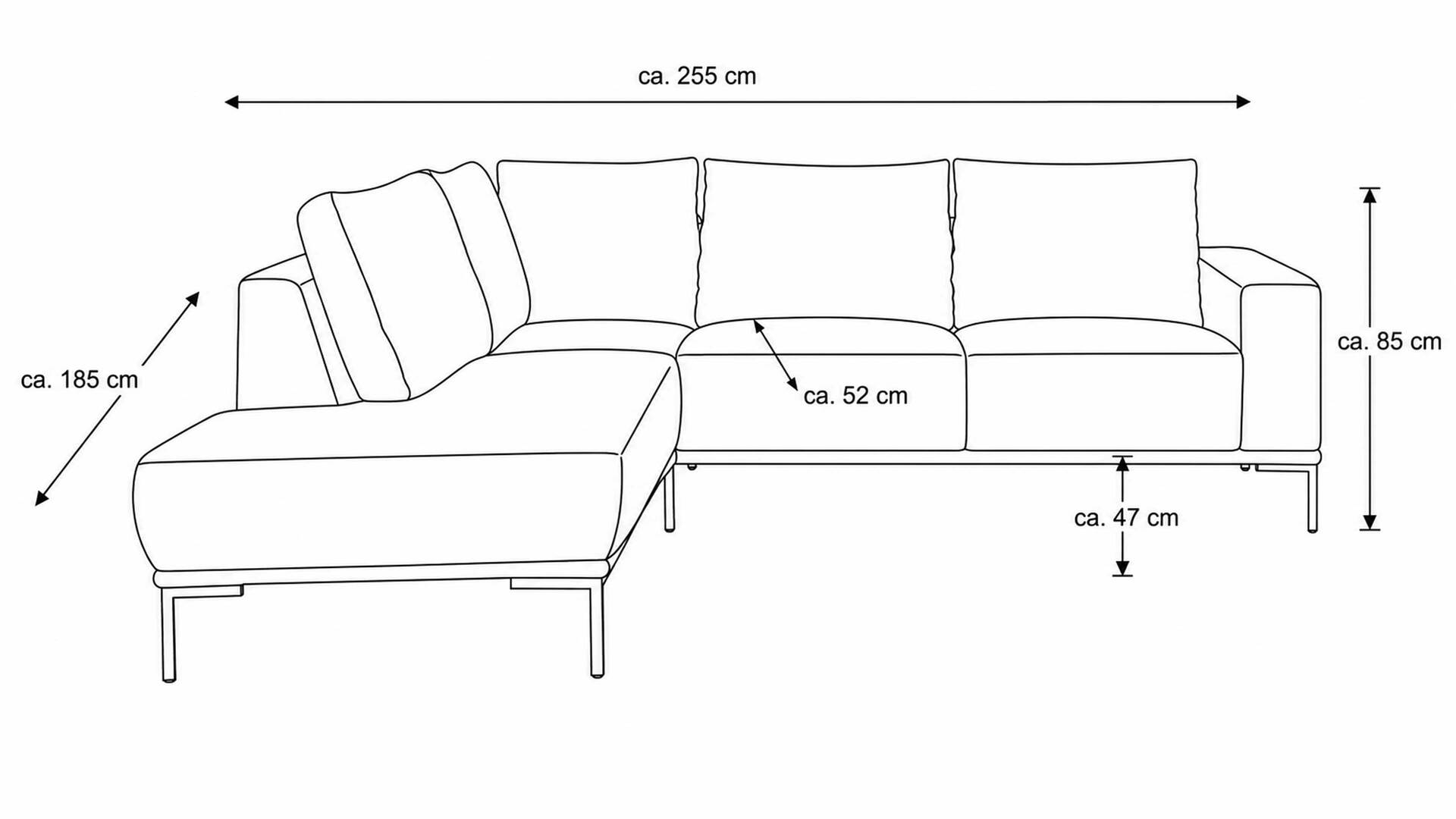 Interliving Sofa Serie 4255 – Ecksofa