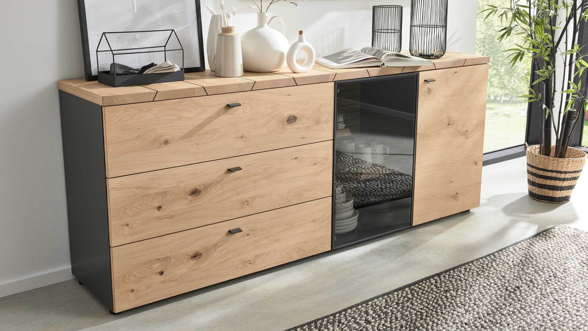 Interliving Wohnzimmer Serie 2108 - Sideboard 780104-32 Interliving Wohnzimmer Serie 2108 - Sideboard 780104-32