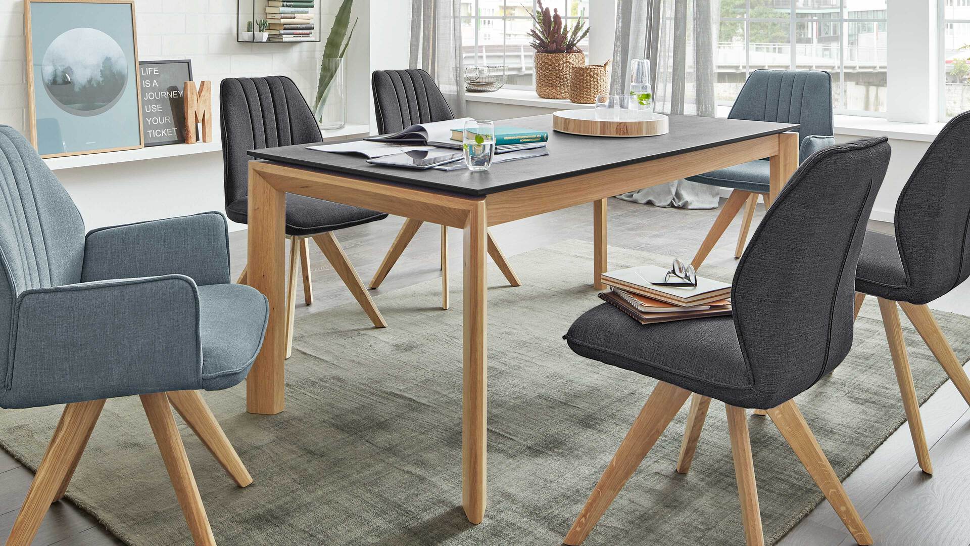 Interliving Esszimmer Serie 5102 Auszugtisch V133