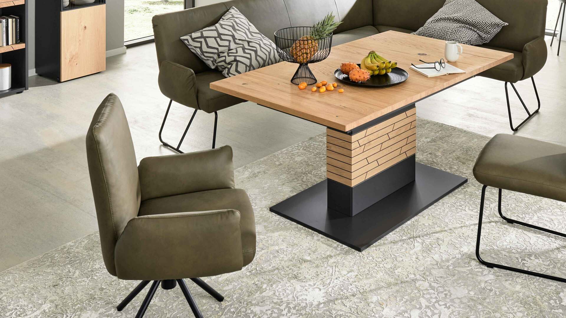 Interliving Wohnzimmer Serie 2108 - Auszugtisch Interliving Wohnzimmer Serie 2108 - Auszugtisch