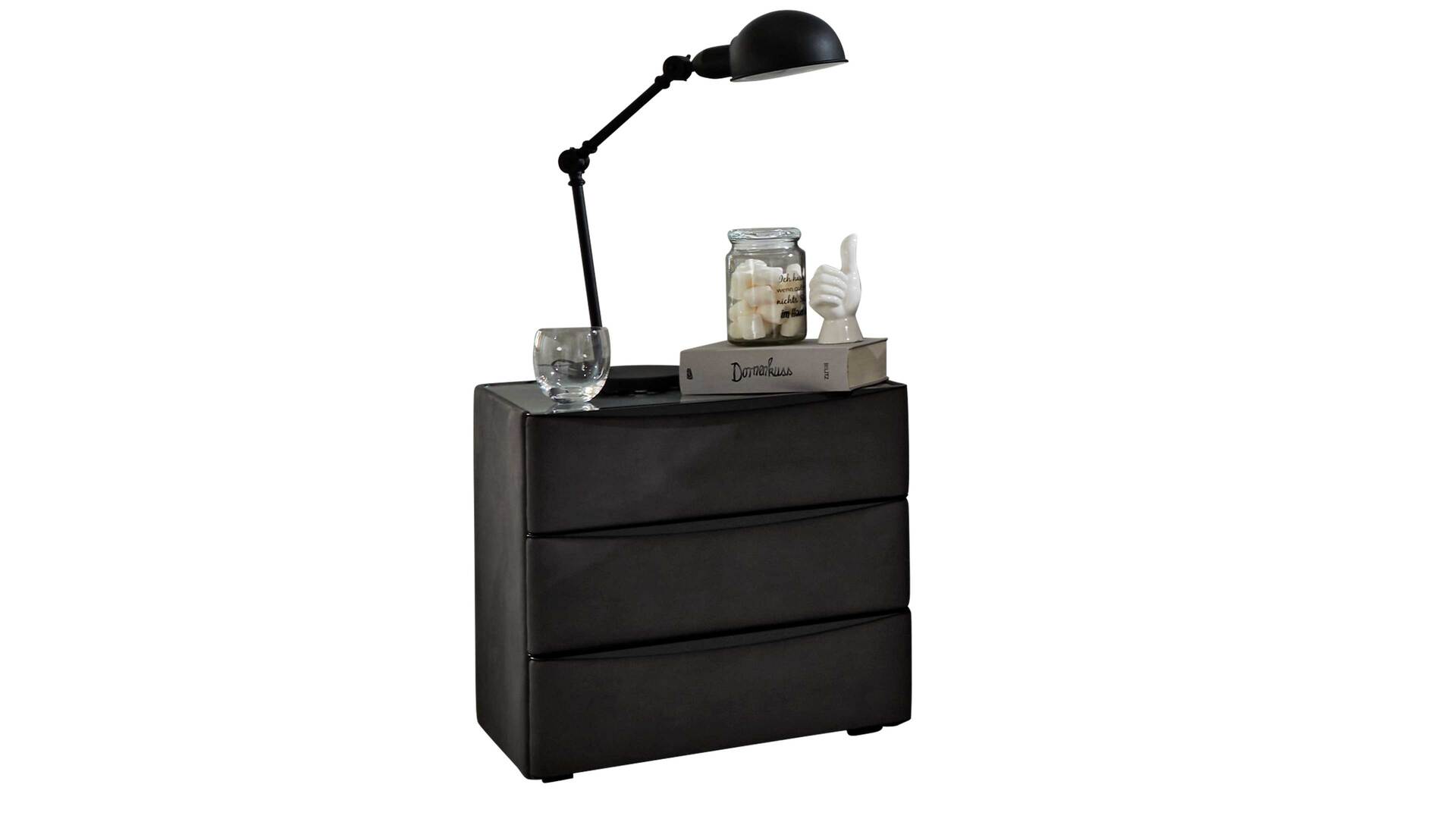 Interliving Boxspringbett Serie 1412 - Nachtkommode Typ 67