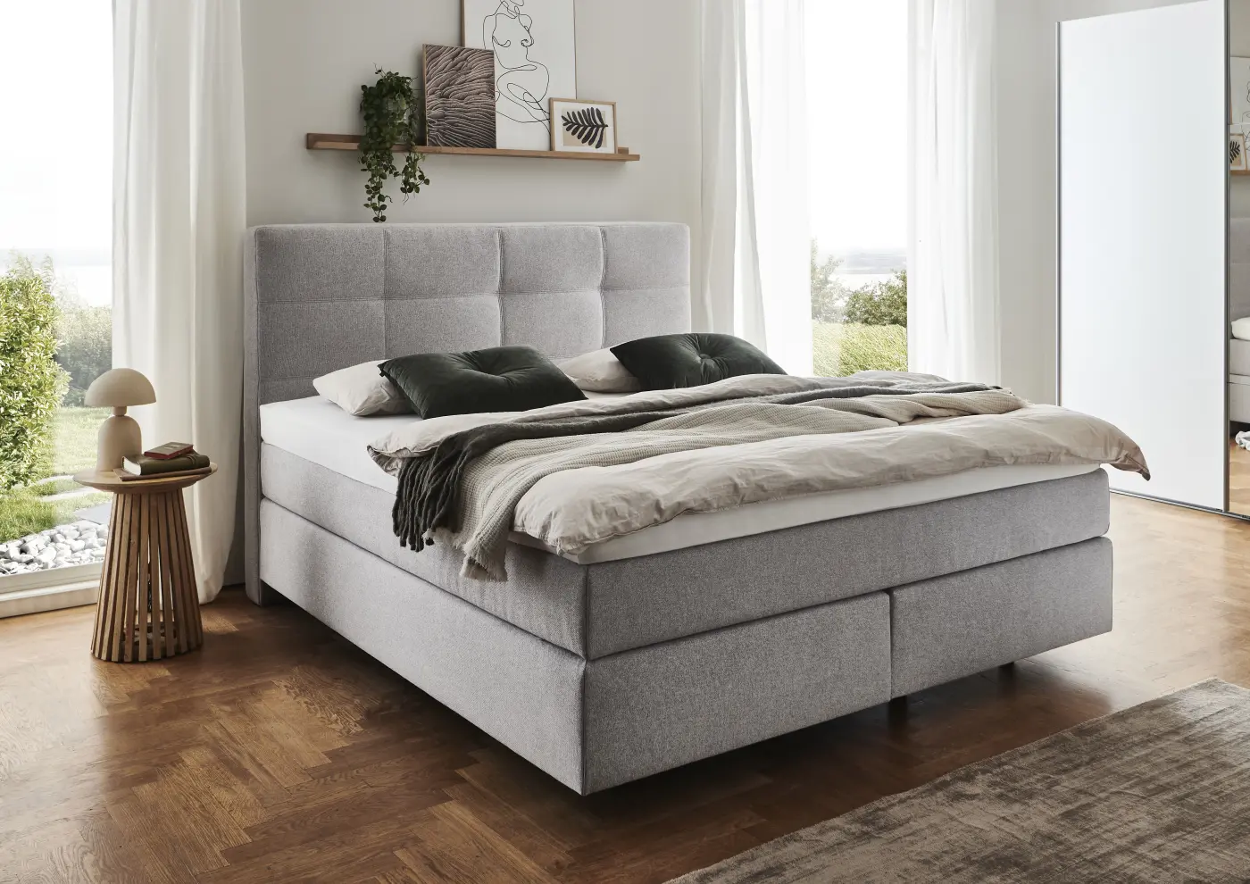 Komfortables Boxspringbett