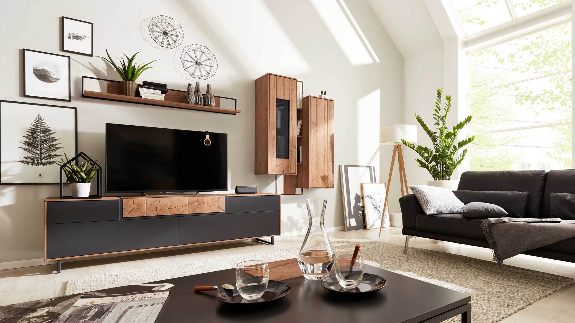 Interliving Wohnzimmer Serie 2106 – Wohnwand 620001 Interliving Wohnzimmer Serie 2106 – Wohnwand 620001