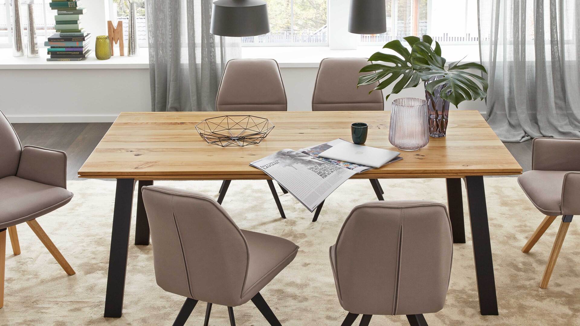 Interliving Esszimmer Serie 5102 Auszugtisch V513