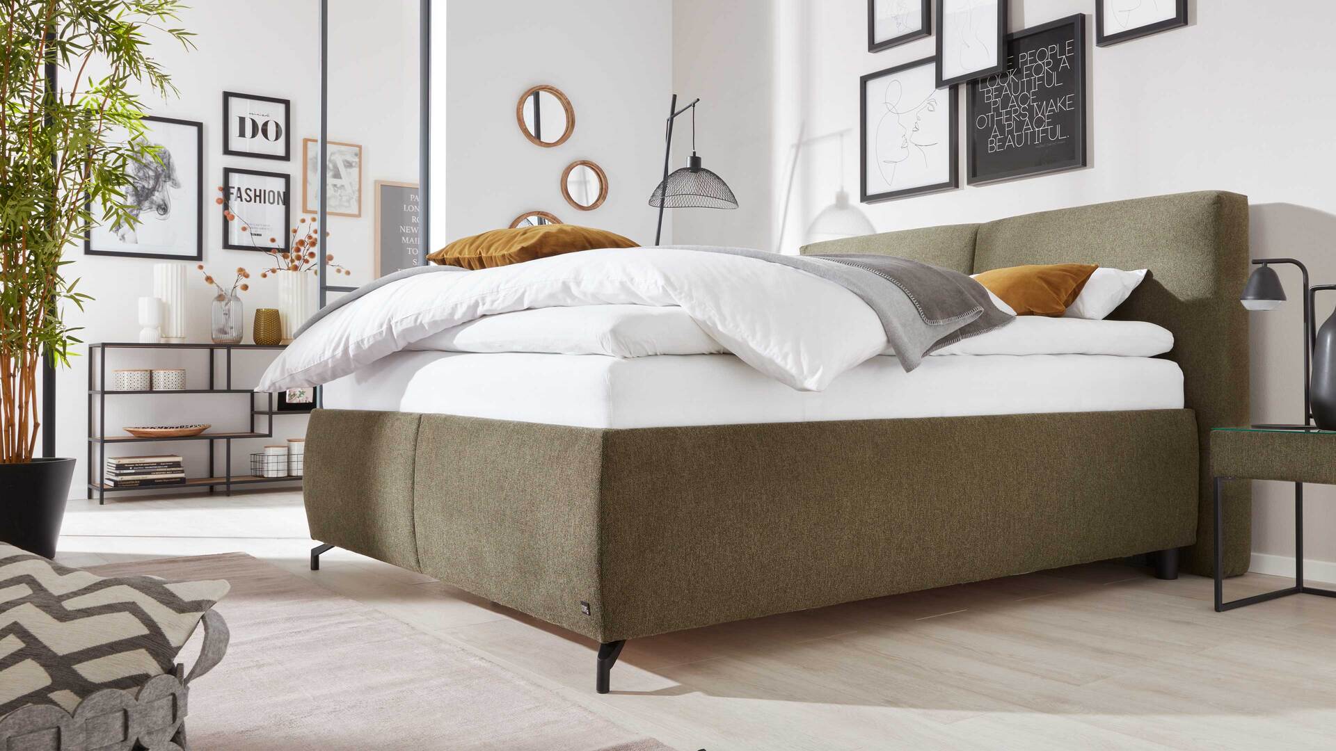 Interliving Bettsystem Serie 1414 - Polsterbett Variante 4