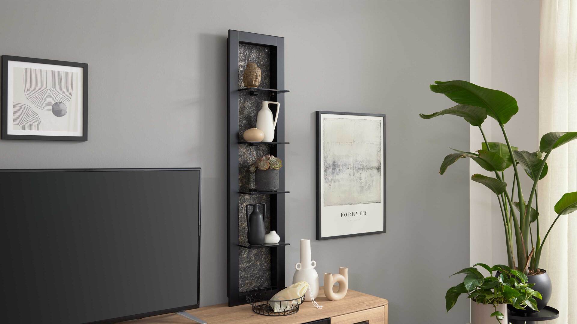 Interliving Wohnzimmer Serie 2029 - Wandregal 41 Interliving Wohnzimmer Serie 2029 - Wandregal 41