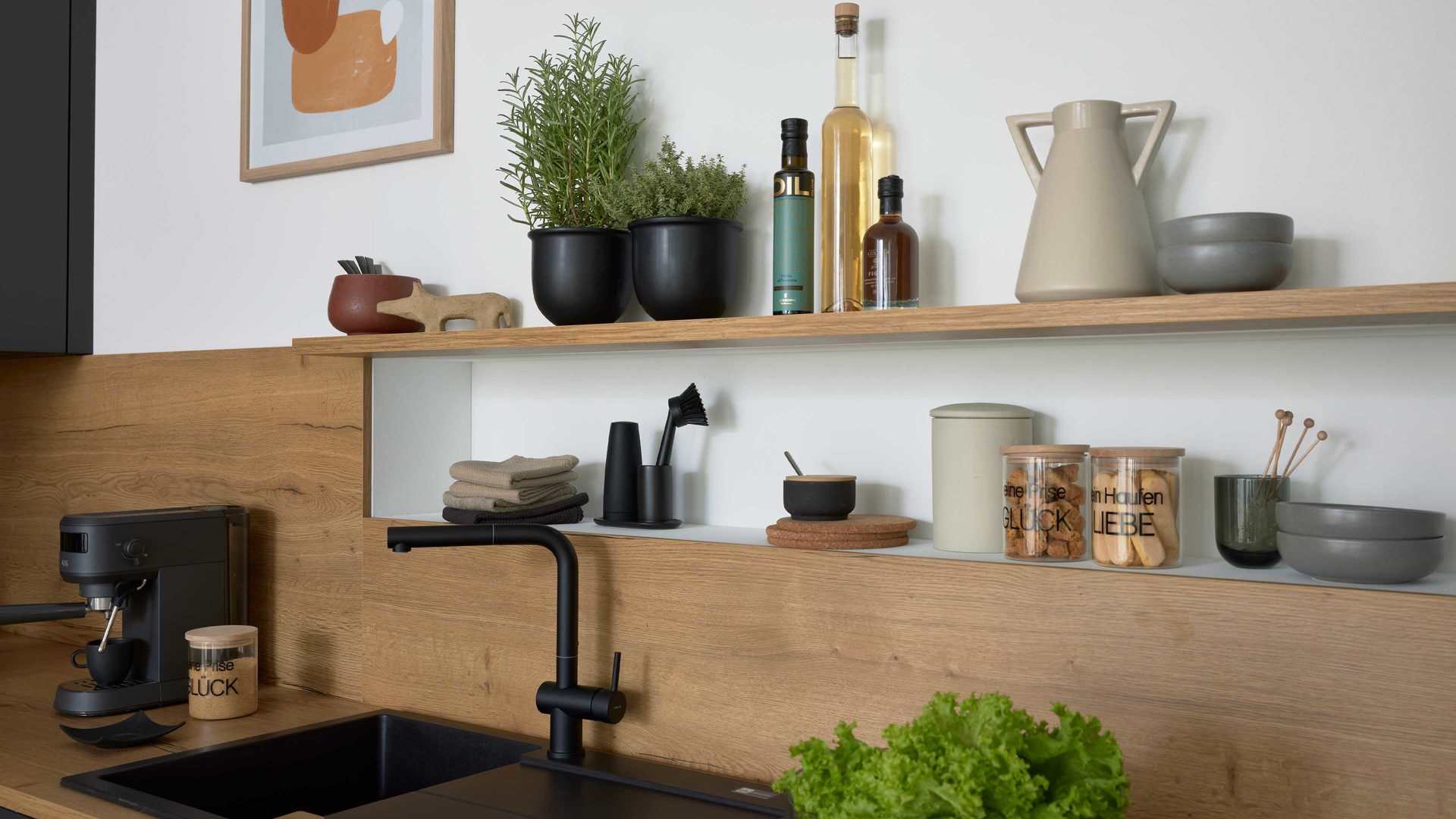 Interliving Küche Serie 3070 mit SIEMENS-Einbauger